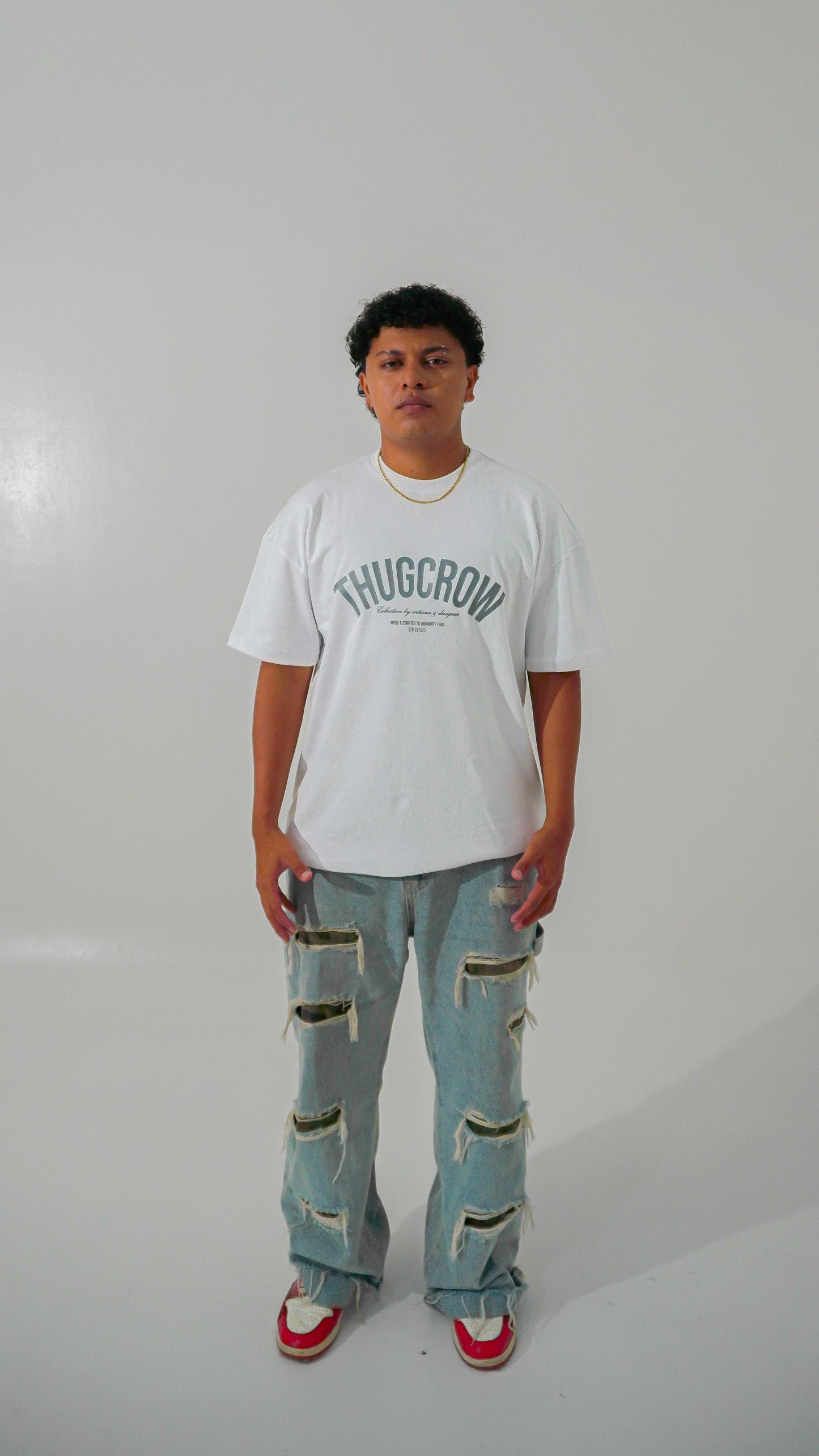 Dominate Fear Artisan Tshirt White