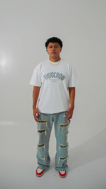 Dominate Fear Artisan Tshirt White