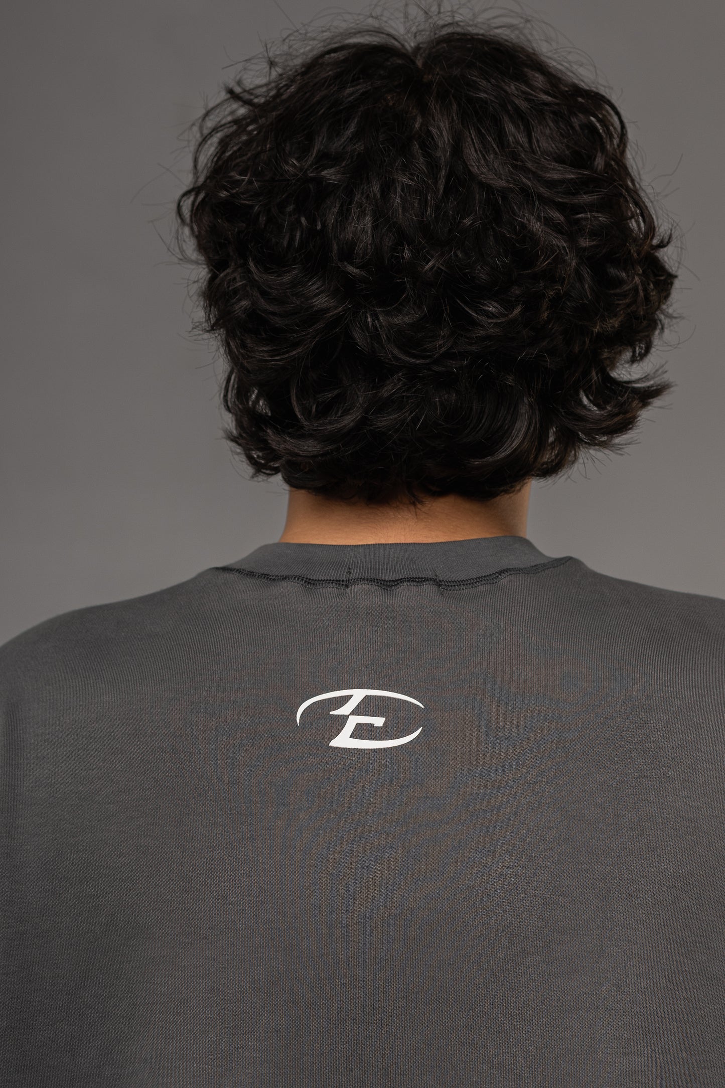 Thugcrow basics boxy fit T-shirt Lead Gray