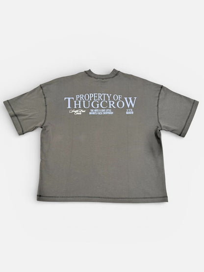 Unbroken Mind Boxy fit Tshirt Lead Gray